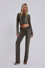 Tacha Zip Through Ombré Crop Hoodie - Image 11