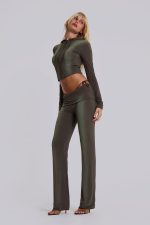 Tacha Zip Through Ombré Crop Hoodie - Image 8
