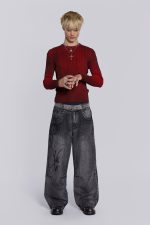 Black Decal Colossus Jeans - Image 2