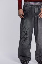 Black Decal Colossus Jeans - Image 4
