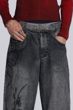 Black Decal Colossus Jeans - Image 7