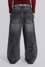 Black Decal Colossus Jeans - Image 3