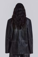 Ash Faux Leather Blazer - Image 3