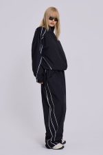 Black Vapor Tracksuit Top - Image 8