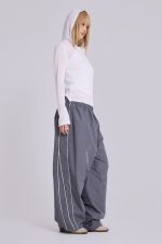 White Marl Mist Hoodie - Image 2