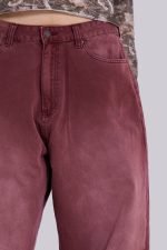 Burgundy Washed XL Colossus Jeans - Image 5
