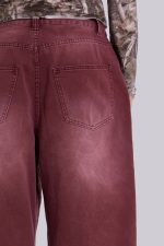 Burgundy Washed XL Colossus Jeans - Image 6