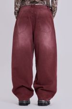 Burgundy Washed XL Colossus Jeans - Image 7