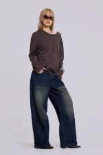 Mid Blue Slub Colossus Jeans - Image 3