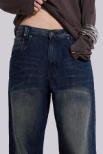Mid Blue Slub Colossus Jeans - Image 4