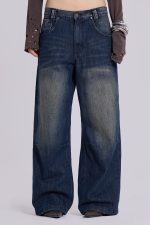 Mid Blue Slub Colossus Jeans - Image 2