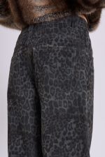 Charcoal Leopard Fade Colossus Jeans - Image 5
