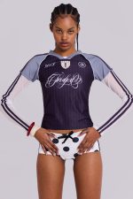 No.13 Polka Dot Football Mini Shorts - Image 10