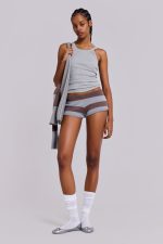 Team 93 Studded Knit Mini Shorts - Image 13