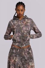 Woodland Camo Mini Monster Hoodie - Image 2