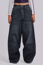 Black Coated XL Colossus Jeans - Image 3