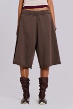 Chocolate Brown Monster Jogger Shorts - Image 2