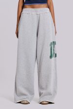 LDN Print Grey Marl Monster Joggers - Image 3
