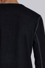 Black Tattoo Applique Tee - Image 5