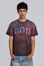 Vintage Wash ‘GOD’ Tee