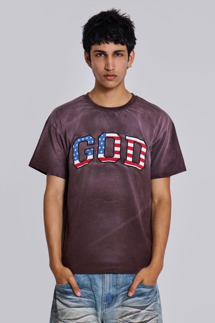Vintage Wash ‘GOD’ Tee