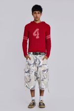 Snow Camo Cadet Cargo Shorts - Image 3