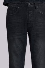 Washed Black Drain Jeans - Image 5