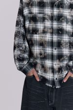 Burnout Plaid Shirt - Image 6