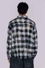 Burnout Plaid Shirt - Image 5