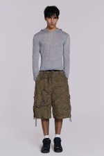 Forest Camo Parachute Shorts - Image 2