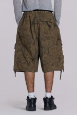 Forest Camo Parachute Shorts - Image 4
