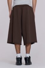 Chocolate Brown Monster Jogger Shorts - Image 3