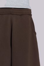 Chocolate Brown Monster Jogger Shorts - Image 5