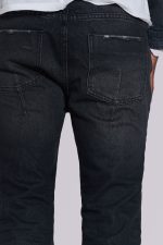 Washed Black Drain Jeans - Image 6