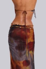 Vida Backless Maxi Dress in Whiskey - Image 6