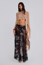 Infinity Multiway Knit Cape in Sand - Image 3