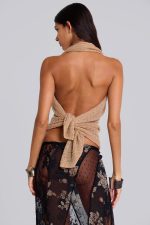 Infinity Multiway Knit Cape in Sand - Image 7