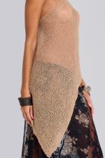 Infinity Multiway Knit Cape in Sand - Image 9