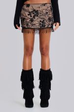 Ellora Embellished Mini Skirt - Image 9
