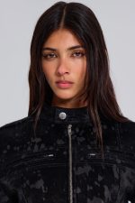 Black Real Leather Piston Jacket - Image 9