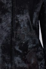 Black Real Leather Piston Jacket - Image 10
