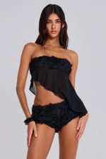 Black Roses Mini Bloomer Shorts - Image 2