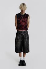 Ash Faux Leather Colossus Shorts - Image 2