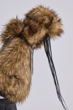 Blonde Fur Trapper Hat - Image 3