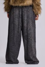 Charcoal Leopard Monster Joggers - Image 3