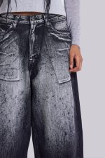 Black White Wash XL Colossus Jeans - Image 5