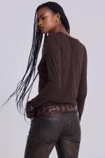 Brown Mist Long Sleeve Top - Image 6