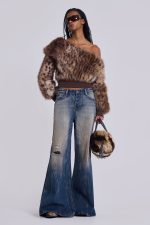 Vortex Baggy Flared Jeans - Image 7