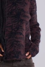 Brown Tiger Brushed Knit Jumper - Image 3