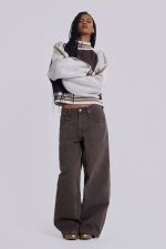 Washed Brown Colossus Jeans - Image 10